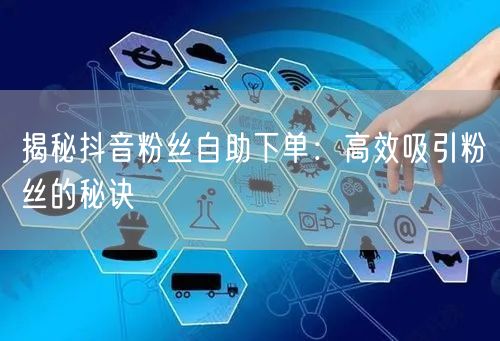 揭秘抖音粉丝自助下单：高效吸引粉丝的秘诀