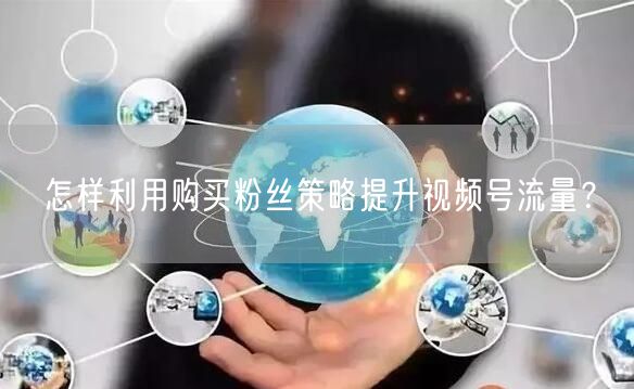 怎样利用购买粉丝策略提升视频号流量？