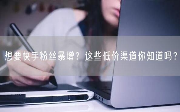 想要快手粉丝暴增？这些低价渠道你知道吗？